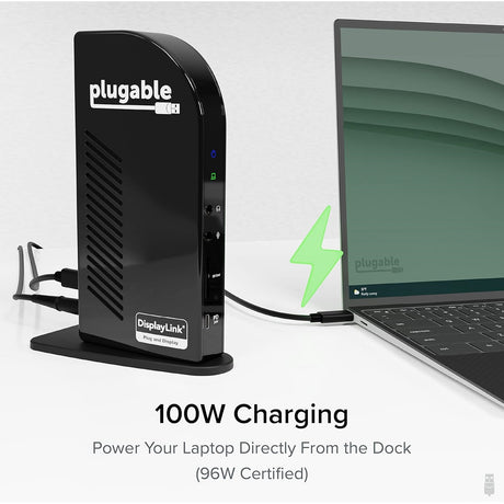 Plugable UD-3900C4 Quad Monitor 96W USB-C PD DisplayLink Certified Docking Station