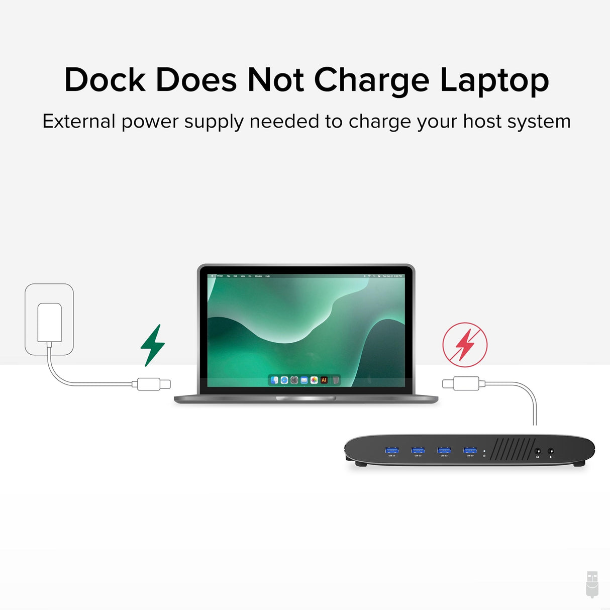 Plugable UD-6950H Universal Dual Monitor 4K USB-A/USB-C DisplayLink Certified Docking Station