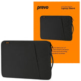 Prevo 15.6 Inch Laptop Sleeve, May Side Pocket, Cushioned Lining, Itim