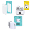 Prevo Entertainment Bundle na may Active Noise Cancelling Earbuds, 10000mAh Powerbank at Mains Charger