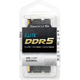 Team Elite TED516G5600C46A-S01 16GB (1x 16GB) SODIMM System Memory, 5600MHz, DDR5, CL46