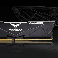 Team T-Force Vulcan FLBD532G6400HC40BDC01 32GB System Memory (2 x 16GB), DDR5 6400, 40-40-40-84, 1.35v, Black, Retail Boxed