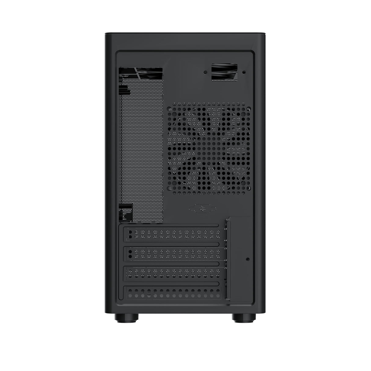 TecWare Fusion 3 mATX Compact PC Case, High Airflow SFF Chassis, 3 Fans Included, Top-Mount ATX/SFX PSU Support, USB-C, Supports 280mm GPU & Dual Radiators, Black