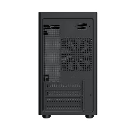 TecWare Fusion 3 mATX Compact PC Case, High Airflow SFF Chassis, 3 Fans Included, Top-Mount ATX/SFX PSU Support, USB-C, Supports 280mm GPU & Dual Radiators, Black