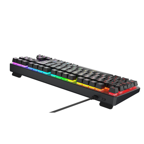 Tecware Phantom+ 80% TKL RGB Mechanical Gaming Keyboard with Wraith Red Switches Black