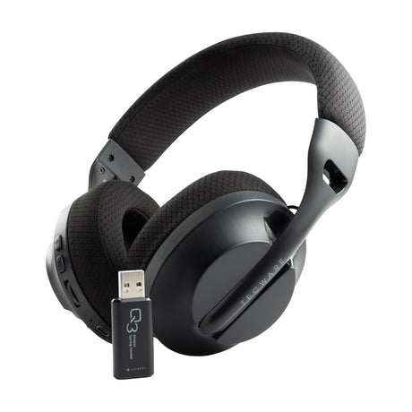 Tecware Q3 Wired/ Wireless 2.4Ghz & Bluetooth Lightweight Gaming Headset