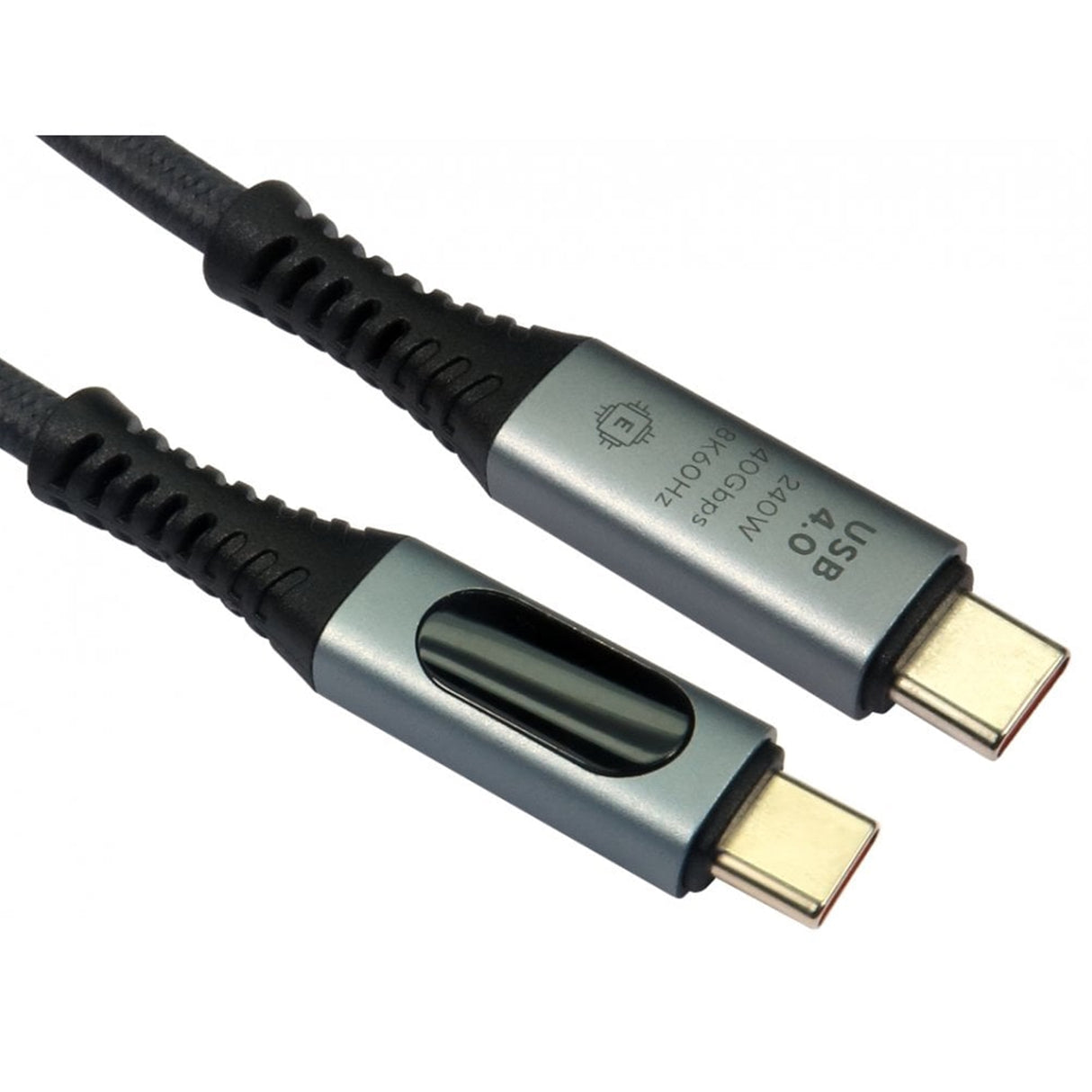 USB4 1m 40Gbps USB-C Cable with 240W Power Delivery and Display Support - Retail Boxed