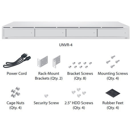Ubiquiti UNVR UniFi Protect 4 Bay Network Video Recorder