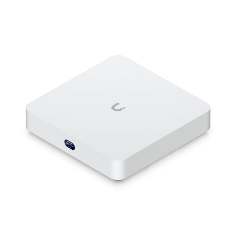 Ubiquiti UniFi Network Video Recorder Instant, Compact UniFi Protect NVR with 3.5" HDD support, featuring an integrated 6-port PoE switch, integrated HDMI View Port, and a capacity for (6) 4K cameras or (15) Full HD cameras