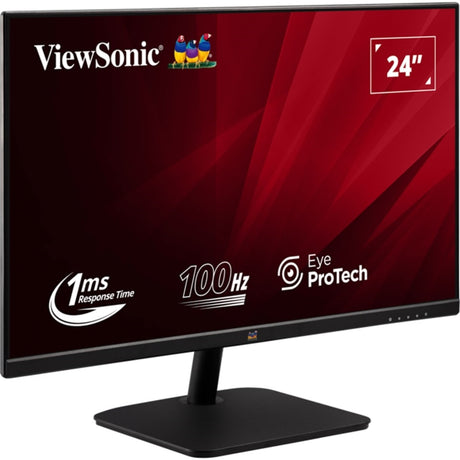 Viewsonic VA2432-H-2 24 Inch IPS Frameless Monitor, Full HD, LED, Widescreen, 100Hz, 1ms, VGA, HDMI, VESA