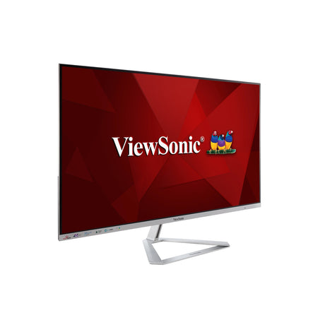 Viewsonic VX3276-4K-mhd 32 Inch 4K Entertainment Gaming Monitor, 60Hz, 4ms, Speakers, Dual HDMI, Display Port, Mini Display Port, VESA, Silver