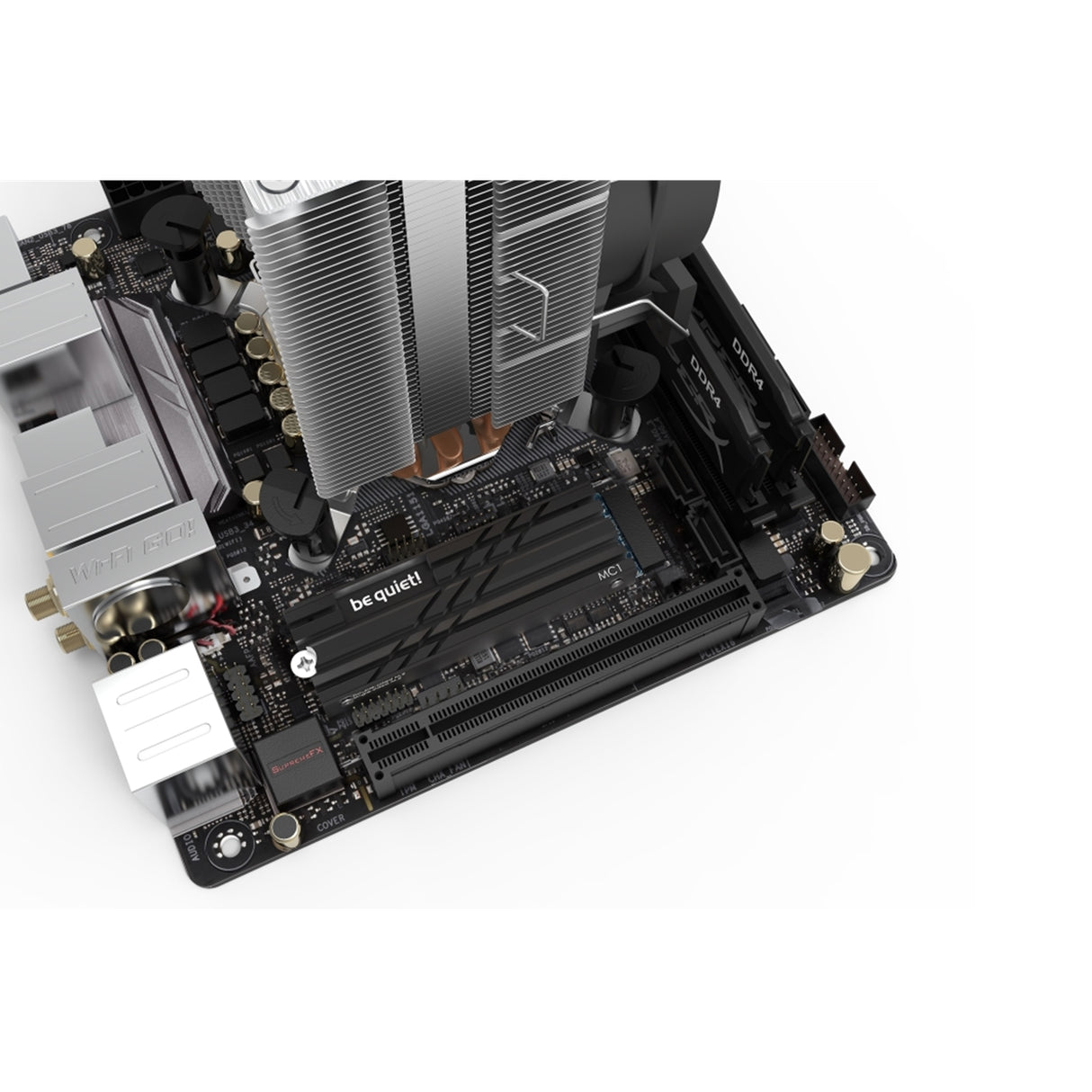 be quiet! (BZ002) MC1 M.2 SSD Cooler, Single/Double Side Compatibility, 2280 Size