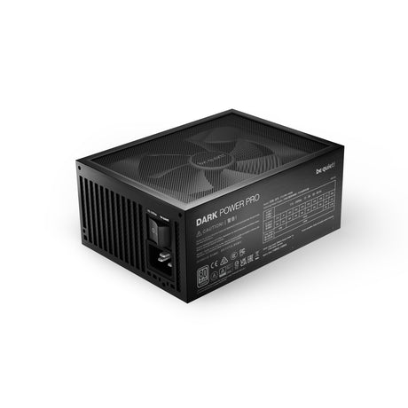 be quiet! Dark Power Pro 13 1600W PSU, 80 PLUS Titanium, ATX 3.1 PSU with full support for PCIe 5.1 GPUs and GPUs with 6+2 pin connectors, 10-year manufacturers warranty