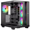 be quiet! Light Base 500 LX BGW85 Mid-Tower Case, Tempered Glass, 4 x ARGB Light Wings LX Fans, High Airflow ATX Case, USB-C 10Gbps, Suporta sa 400mm GPU, Vertical GPU Mount, Itim