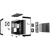 be-quiet! Light Base 600 LX, Black, Midi-Tower ATX Case, Massive ARGB LED Strip, Full Windowed Design, 4x Light Wings LX 120mm PWM fans included