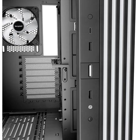 be-quiet! Light Base 600 LX, Black, Midi-Tower ATX Case, Massive ARGB LED Strip, Full Windowed Design, 4x Light Wings LX 120mm PWM fans included