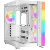 be quiet! Light Base 600 LX, Puti, Midi-Tower ATX Case, Malaking ARGB LED Strip, Full Windowed Design, may kasamang 4x Light Wings LX 120mm PWM fans