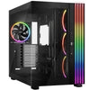 be quiet! Light Base 900 FX, Itim, Full Tower E-ATX Case, Malaking ARGB LED Strip, Full Windowed Design, may kasamang 4 na Light Wings 140mm PWM fan