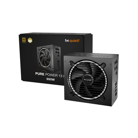 be quiet! Pure Power 13 M 550W is ATX 3.1 compliant and PCIe 5.1 compatible, 10-year manufacturer's warranty