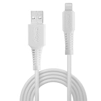 Lindy 31327 2m USB-A (M) 2.0 To Lightening (M) MFi Certified 480Mbps Cable - White
