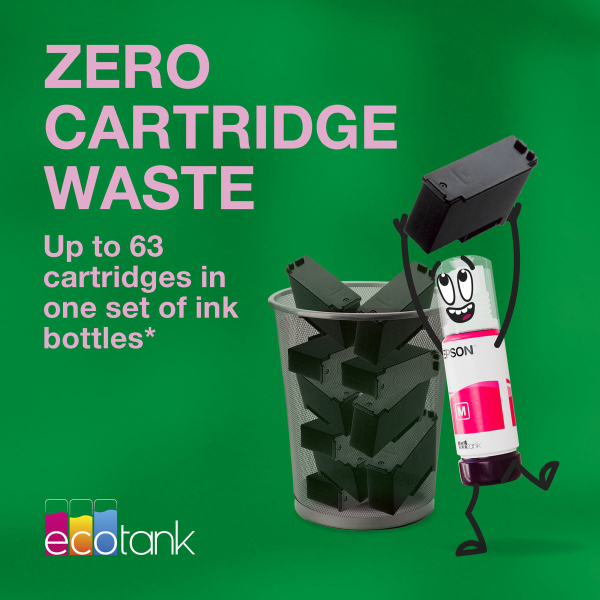 Epson 113 EcoTank Pigment Magenta ink bottle