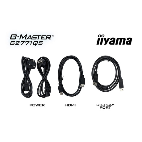 iiyama G-Master Red Eagle gaming monitor G2771QS-B1 27" Black, Ultra Slim Bezel, QHD Resolution, IPS, 200Hz, 0.5ms, Nvidia G-Sync, HDMI, Display Port, Black Tuner