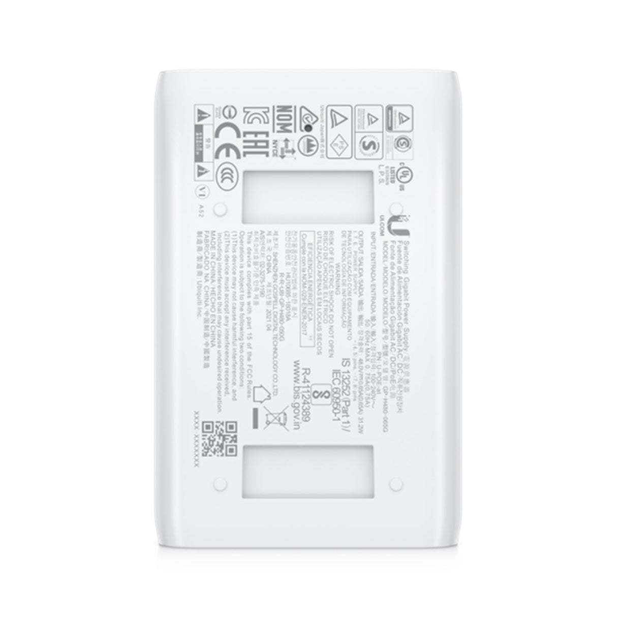 Ubiquiti U-POE+ (Previously U-POE-AT) Universal 802.3at 48V 30W Power POE+ Injector