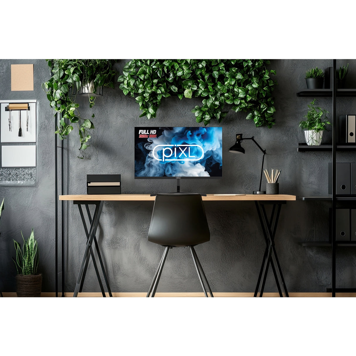piXL CM215F17D 21.5 Inch Full HD Monitor with 100Hz Refresh Rate, 1920 x 1080 Resolution, 5ms Response Time, HDMI & VGA