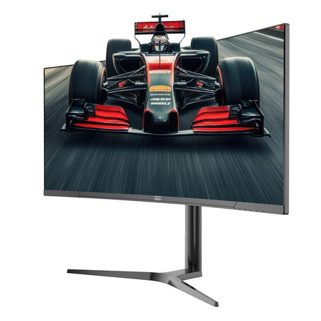 piXL CM34C7 34 Inch 165Hz UWQHD Quad HD Ultrawide Curved Gaming Monitor, with 1.5ms Response Time, 3440 x 1440 Resolution, HDMI, DisplayPort, USB-C, USB-B, USB-A x 2, Audio & Height Adjust