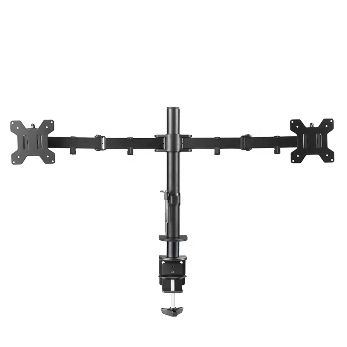 piXL Desk-Mounted Fully-Adjustable Dual Monitor Arm for Screens Up To 27 inch with VESA Mount & Built-In Cable Management